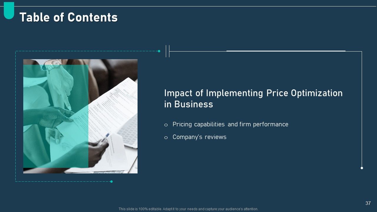 Examining Price Optimization In Organization Complete Deck Slide37