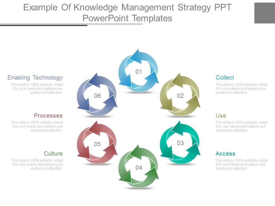Example Of Knowledge Management Strategy Ppt Powerpoint Templates
