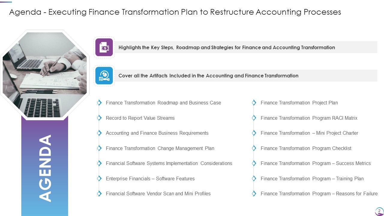 Executing Finance Transformation Plan To Restructure Accounting Processes Ppt PowerPoint Presentation Complete With Slides Slide02