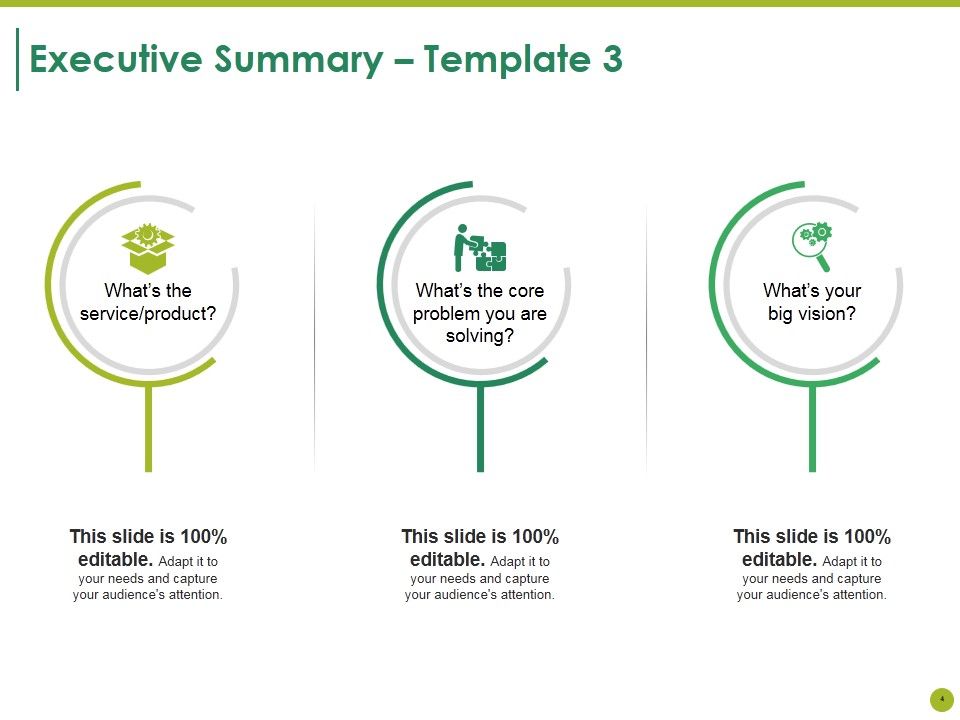 Executive Summary Ppt PowerPoint Presentation Complete Deck With Slides Slide04