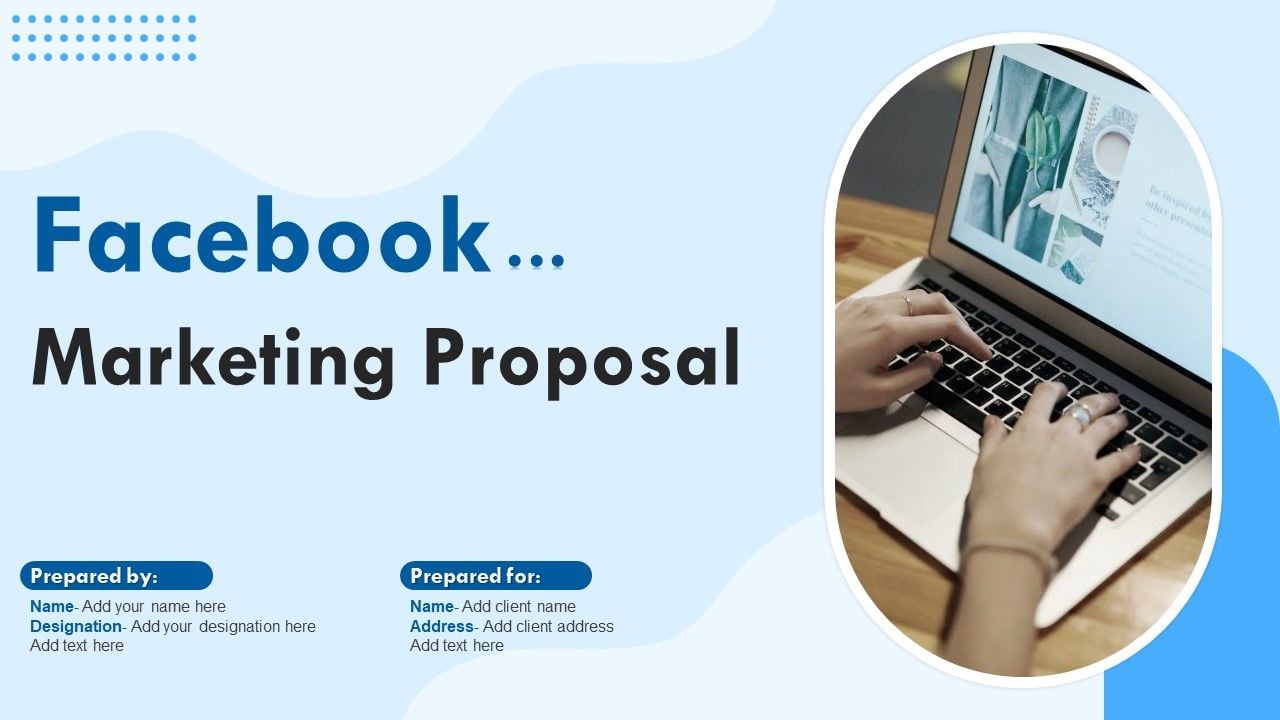 Facebook Marketing Proposal Ppt PowerPoint Presentation Complete Deck With Slides Slide01