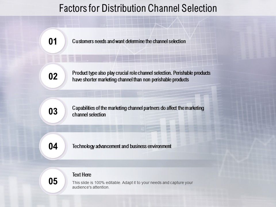 Factors For Distribution Channel Selection Ppt PowerPoint Presentation