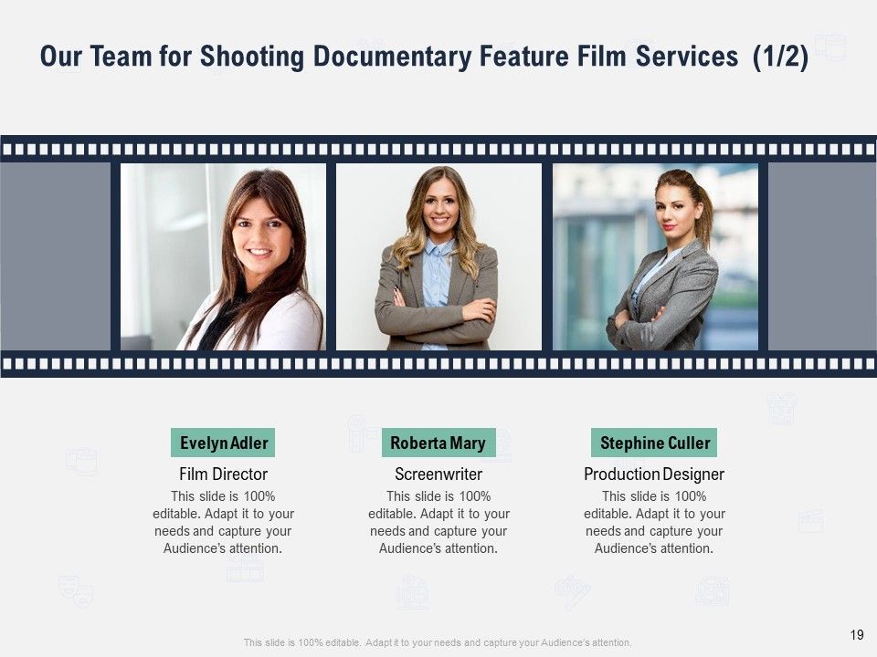 Factual Picture Filming Proposal Ppt PowerPoint Presentation Complete Deck With Slides Slide19