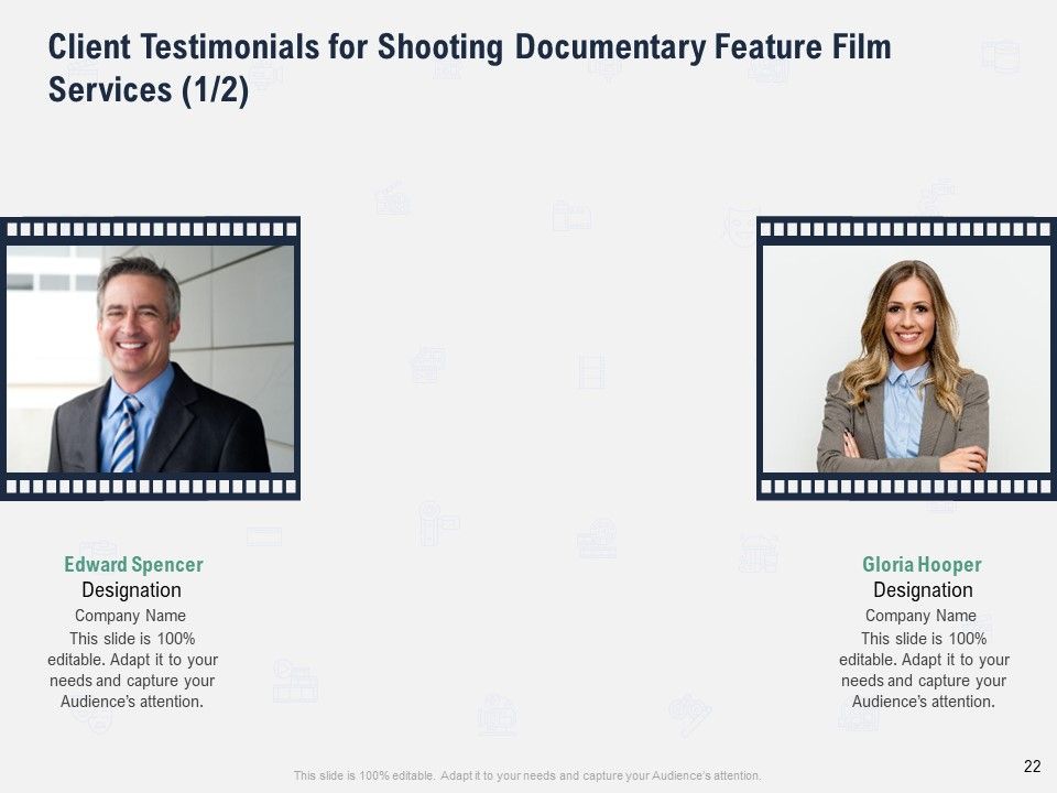 Factual Picture Filming Proposal Ppt PowerPoint Presentation Complete Deck With Slides Slide22