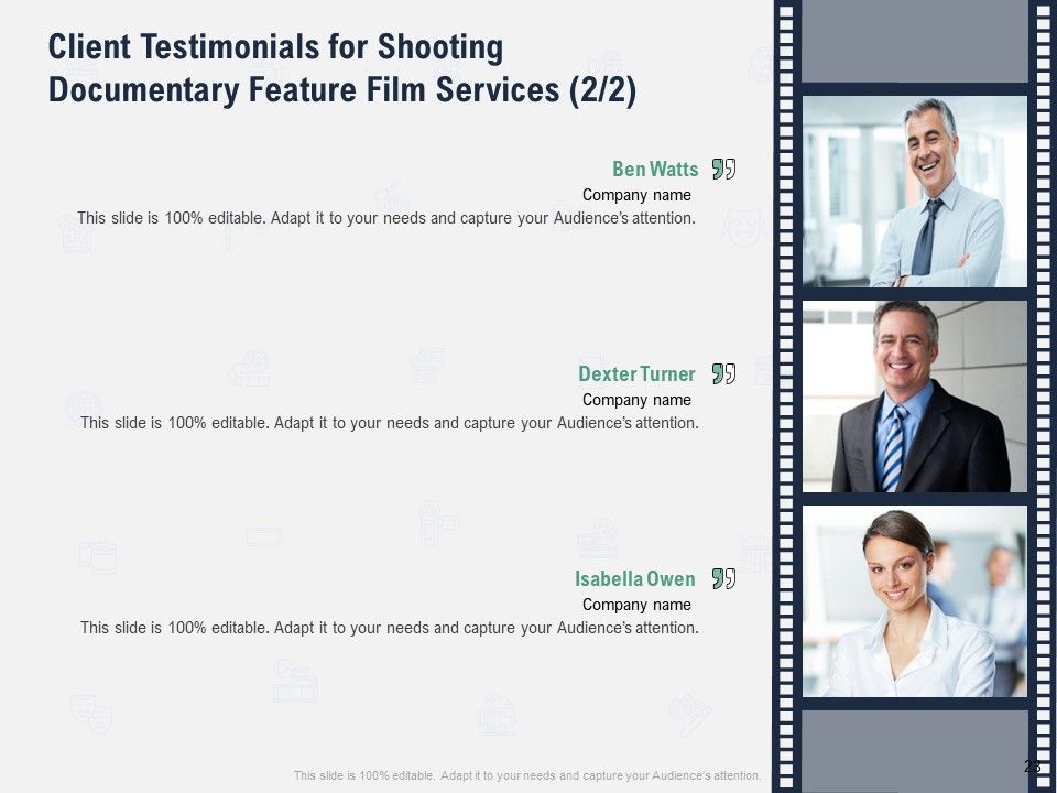 Factual Picture Filming Proposal Ppt PowerPoint Presentation Complete Deck With Slides Slide23