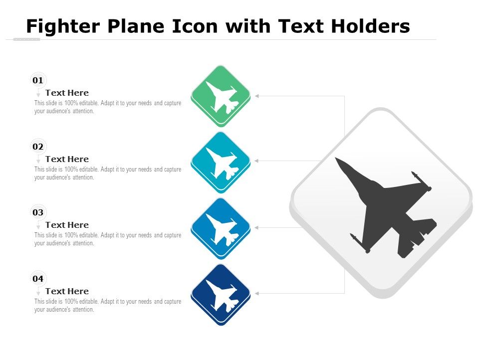 Fighter_Plane_Icon_With_Text_Holders_Ppt_PowerPoint_Presentation_Icon_Example_File_PDF_Slide_1.jpg