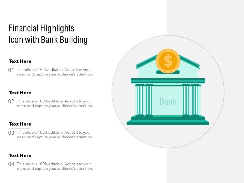 Financial_Highlights_Icon_With_Bank_Building_Ppt_PowerPoint_Presentation_File_Show_PDF_Slide_1.jpg
