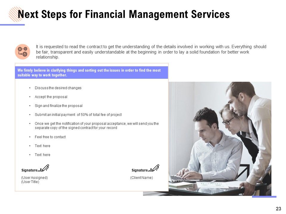 Financial Management Services Proposal Ppt PowerPoint Presentation Complete Deck With Slides Slide23