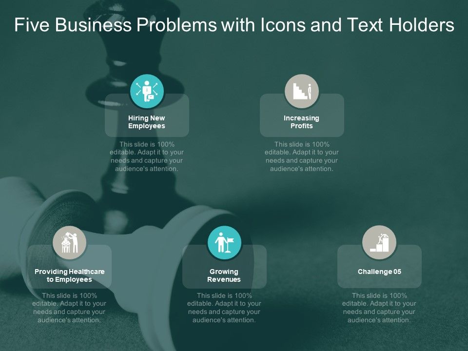 Five_Business_Problems_With_Icons_And_Text_Holders_Ppt_PowerPoint_Presentation_Summary_Pictures_Slide_1.jpg