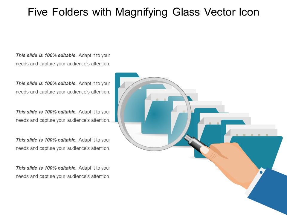 Five_Folders_With_Magnifying_Glass_Vector_Icon_Ppt_PowerPoint_Presentation_Summary_Designs_PDF_Slide_1.jpg