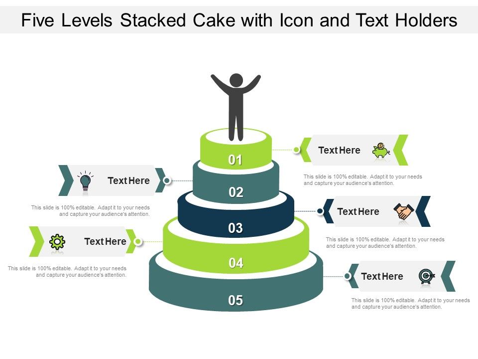 Five_Levels_Stacked_Cake_With_Icon_And_Text_Holders_Ppt_PowerPoint_Presentation_Design_Templates_PDF_Slide_1.jpg