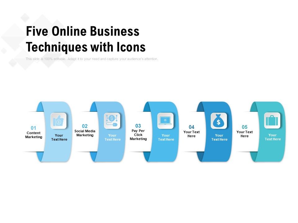 Five_Online_Business_Techniques_With_Icons_Ppt_PowerPoint_Presentation_Inspiration_Mockup_PDF_Slide_1.jpg
