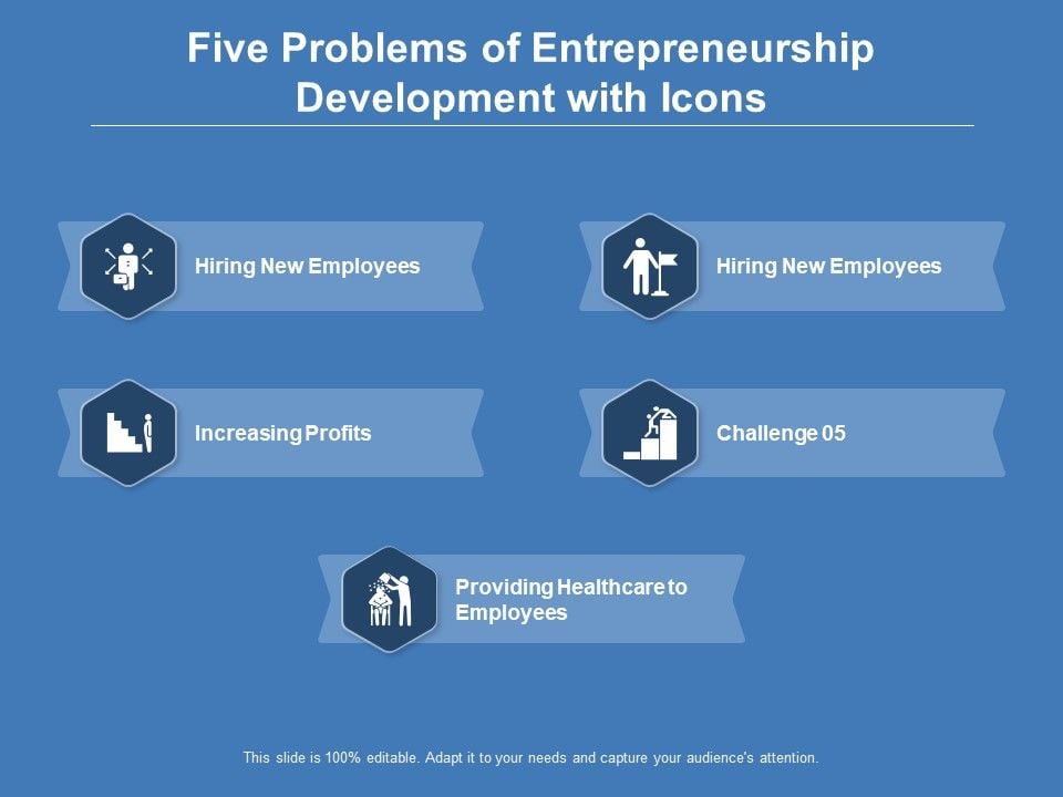 Five_Problems_Of_Entrepreneurship_Development_With_Icons_Ppt_PowerPoint_Presentation_Outline_Infographic_Template_Slide_1.jpg