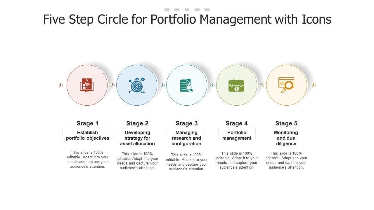 Five_Step_Circle_For_Portfolio_Management_With_Icons_Ppt_PowerPoint_Presentation_Gallery_Background_Designs_PDF_Slide_1.jpg