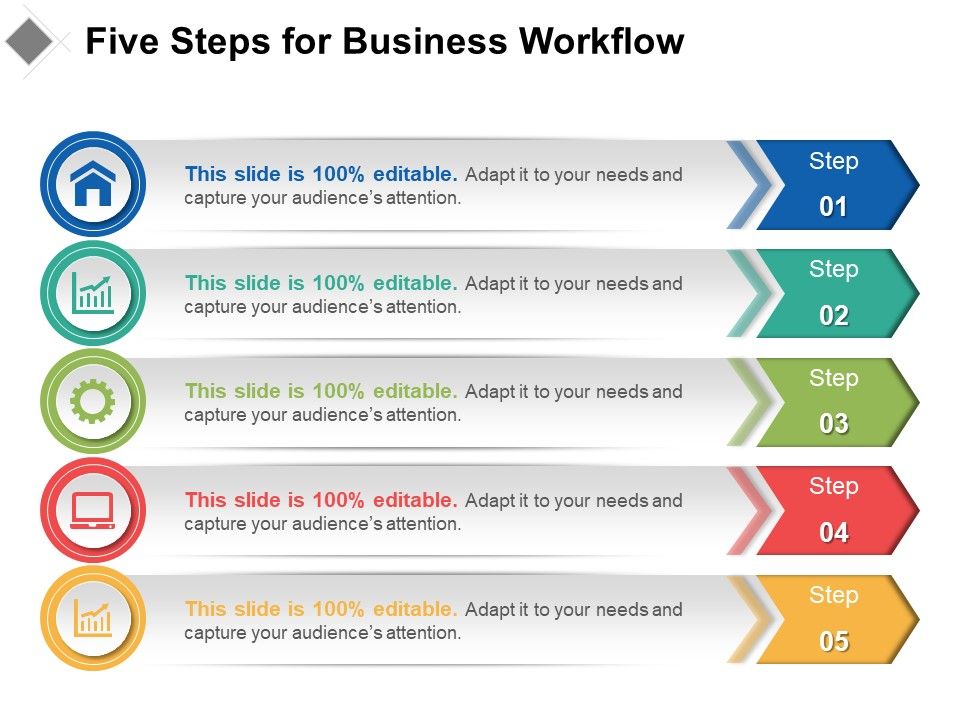 Five_Steps_For_Business_Workflow_Ppt_PowerPoint_Presentation_Icon_Examples_PDF_Slide_1.jpg