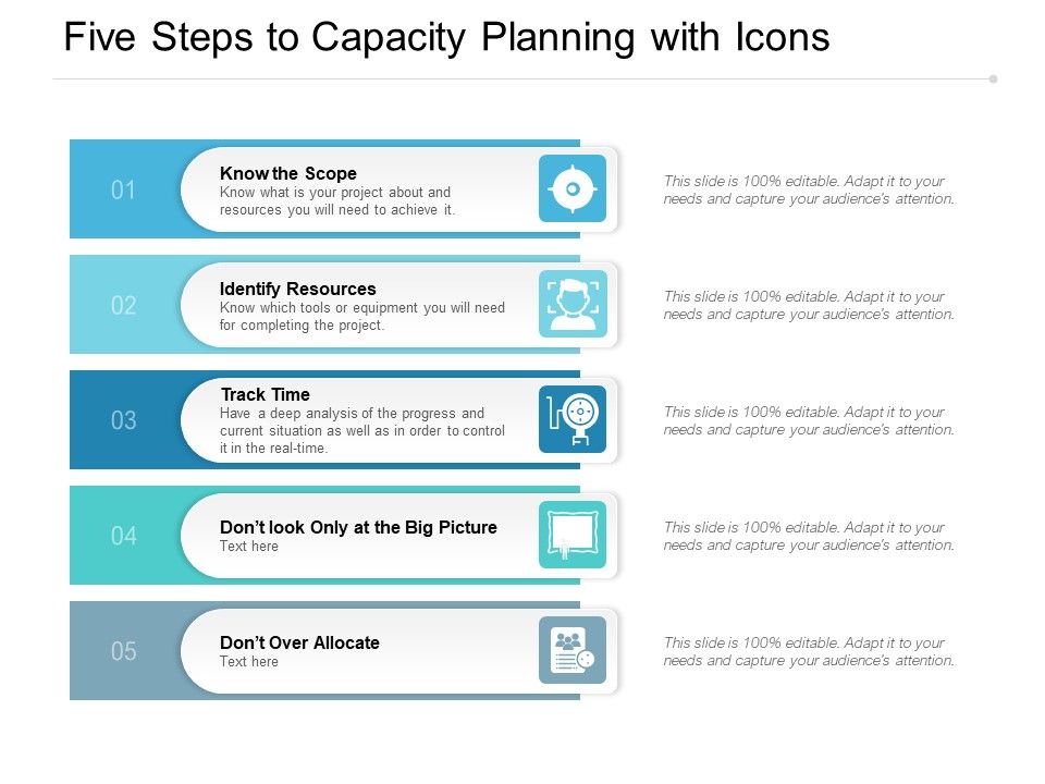 Five_Steps_To_Capacity_Planning_With_Icons_Ppt_PowerPoint_Presentation_Model_Background_Images_Slide_1.jpg