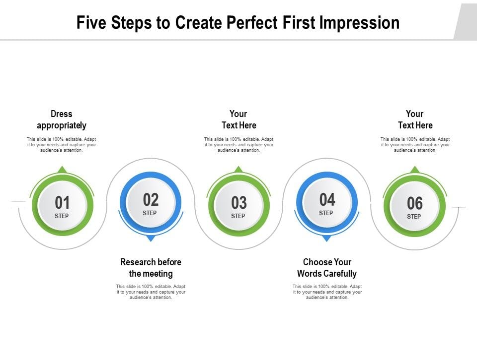 Five_Steps_To_Create_Perfect_First_Impression_Ppt_PowerPoint_Presentation_Icon_Slides_PDF_Slide_1.jpg