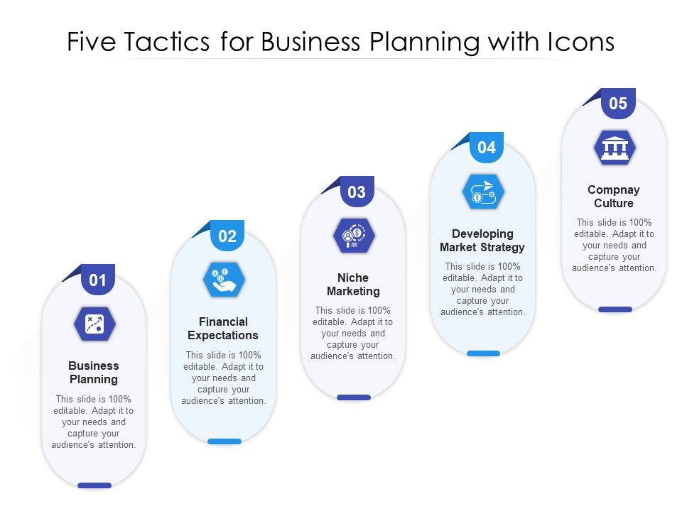 Five_Tactics_For_Business_Planning_With_Icons_Ppt_PowerPoint_Presentation_File_Infographics_PDF_Slide_1.jpg