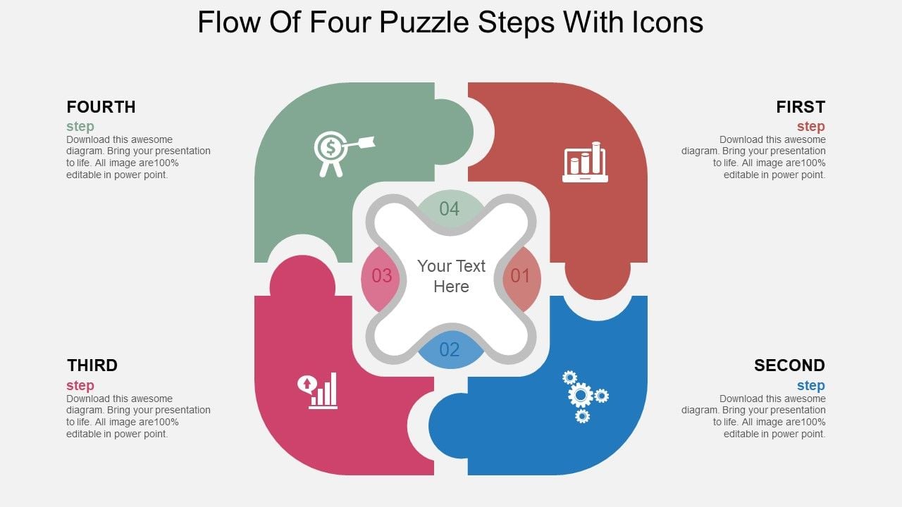 Flow_Of_Four_Puzzle_Steps_With_Icons_PowerPoint_Template_Slide_1.jpg
