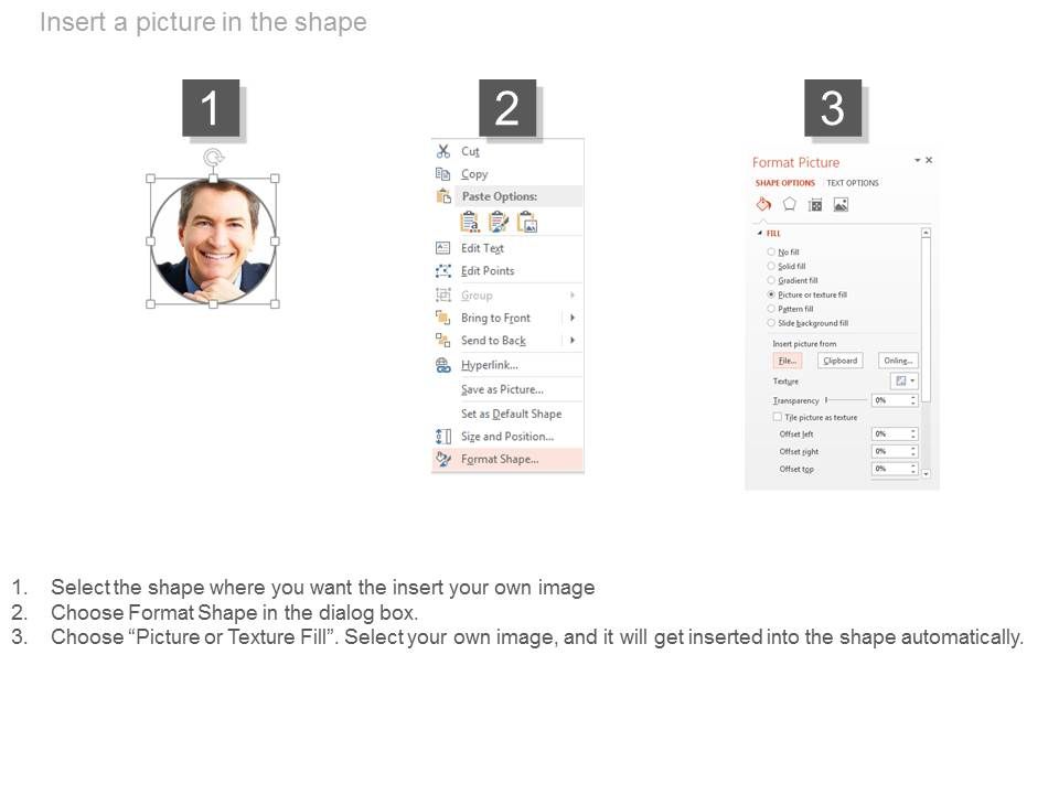 Four Arrows With Icons Team Profile Slide Powerpoint Slides Slide03