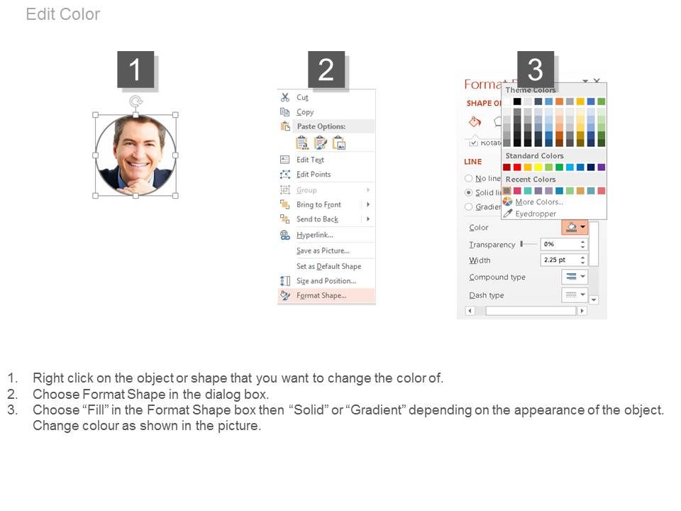 Four Arrows With Icons Team Profile Slide Powerpoint Slides Slide04