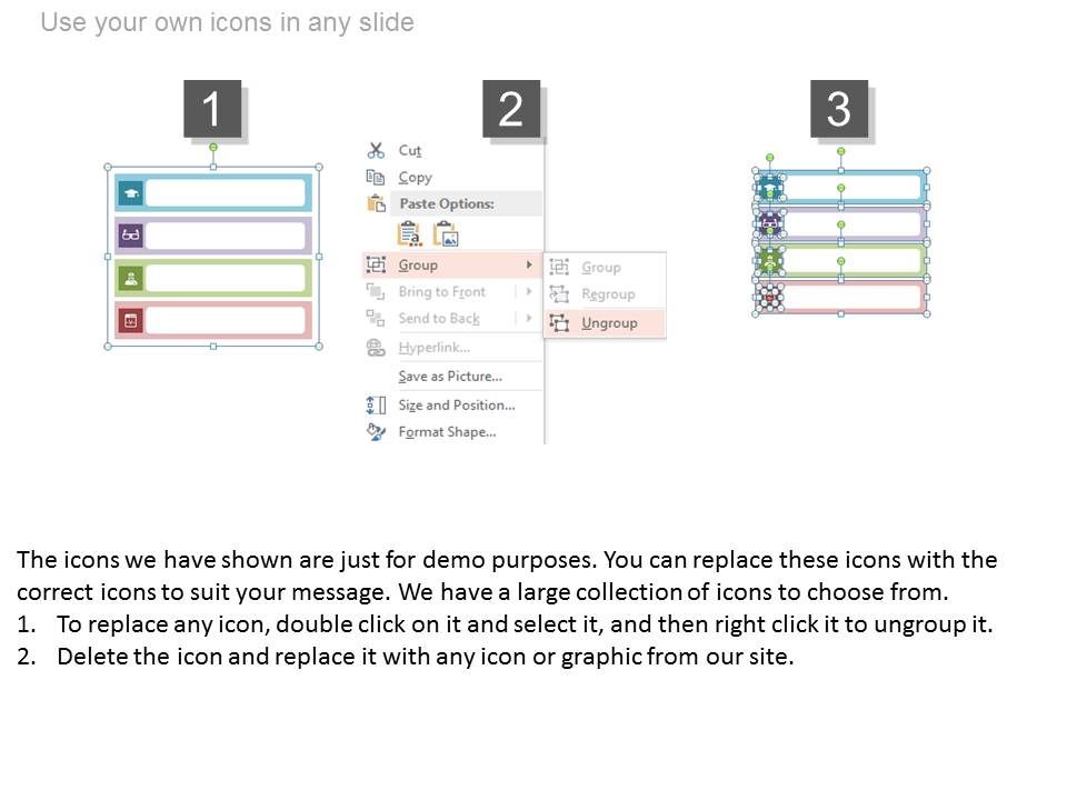 Four Banners For Knowledge Management Strategy Powerpoint Template Slide03
