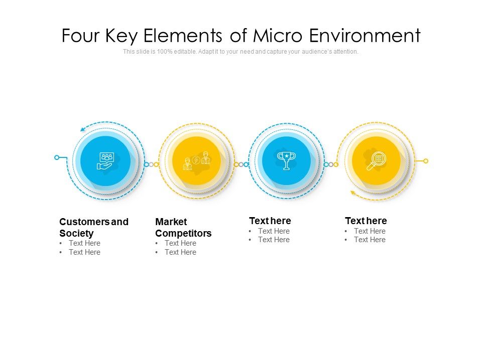 Four Key Elements Of Micro Environment Ppt PowerPoint Presentation