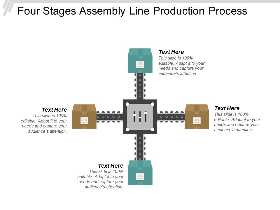 Four Stages Assembly Line Production Process Ppt PowerPoint ...