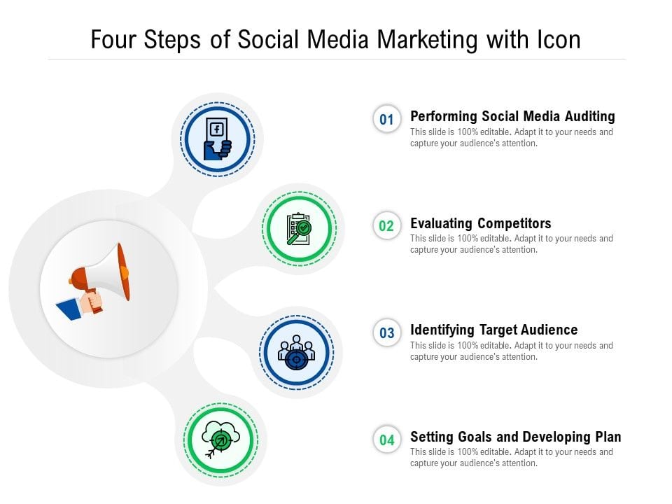 Four_Steps_Of_Social_Media_Marketing_With_Icon_Ppt_PowerPoint_Presentation_Gallery_Deck_PDF_Slide_1.jpg