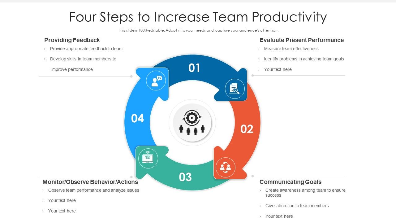 Four_Steps_To_Increase_Team_Productivity_Ppt_Icon_Graphics_Pictures_PDF_Slide_1.jpg