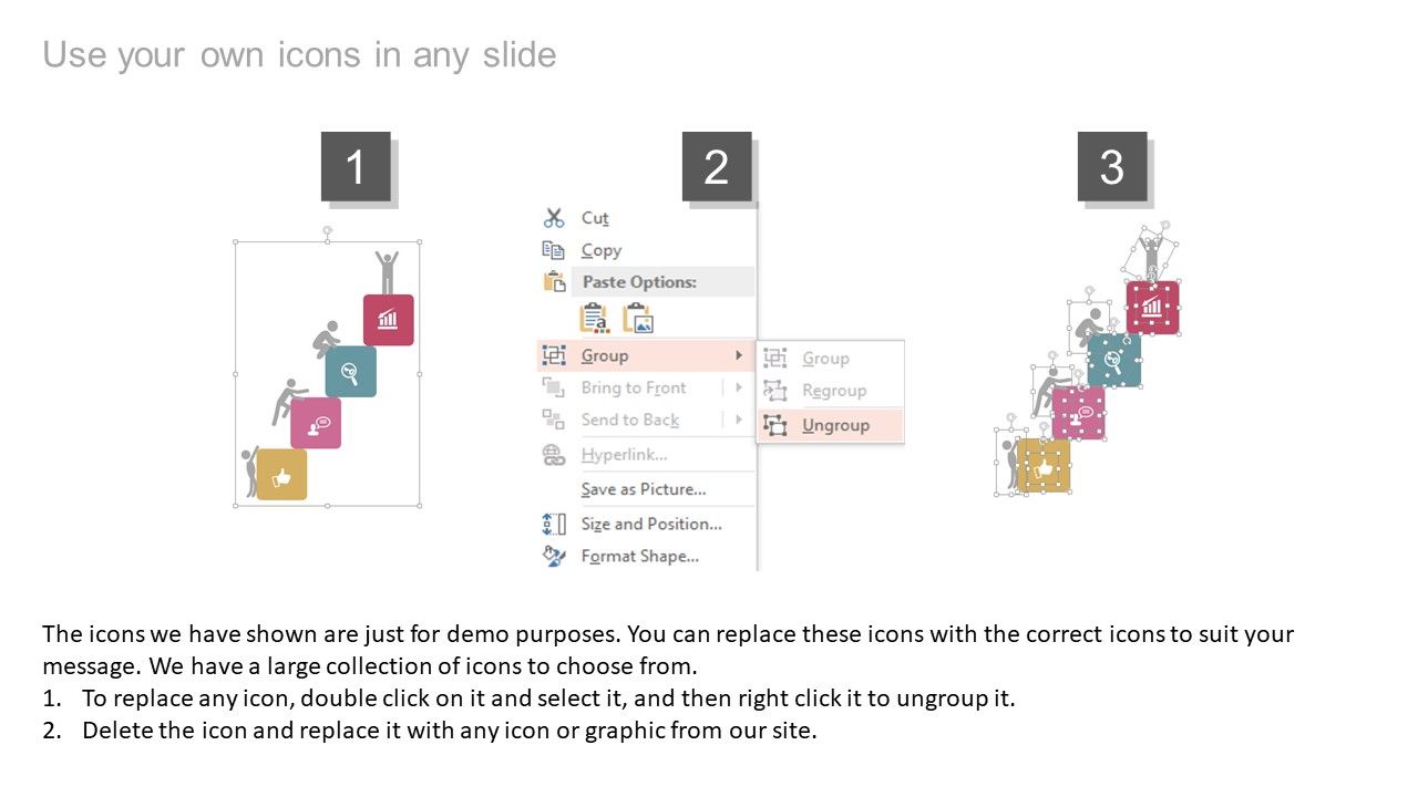 Four Success Steps For Competition Powerpoint Slides Slide03