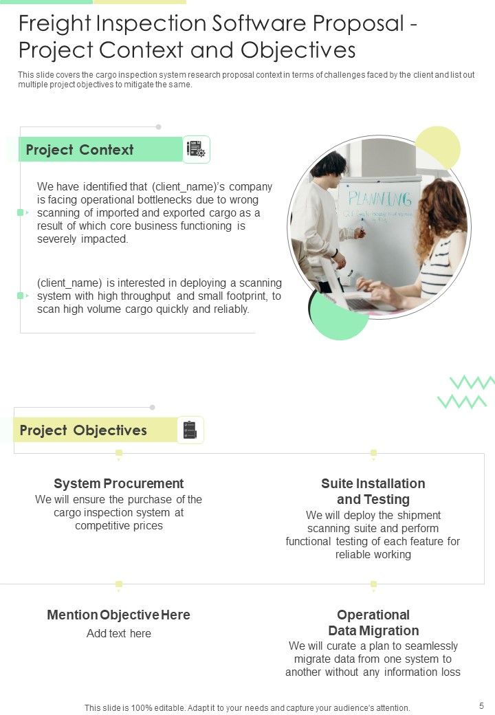 Freight Inspection Software Proposal Example Document Report Doc Pdf Ppt Slide05