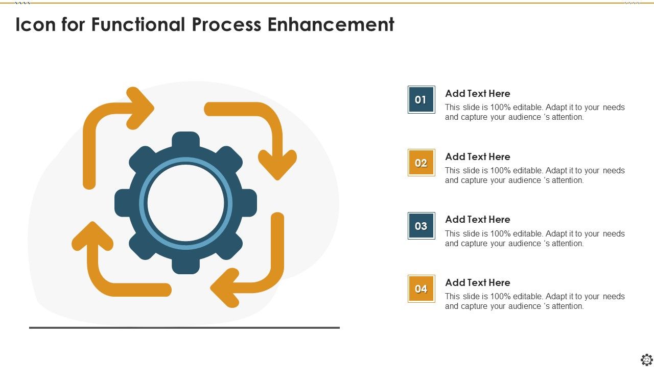 Functional Process Enhancement Ppt PowerPoint Presentation Complete Deck With Slides Slide22