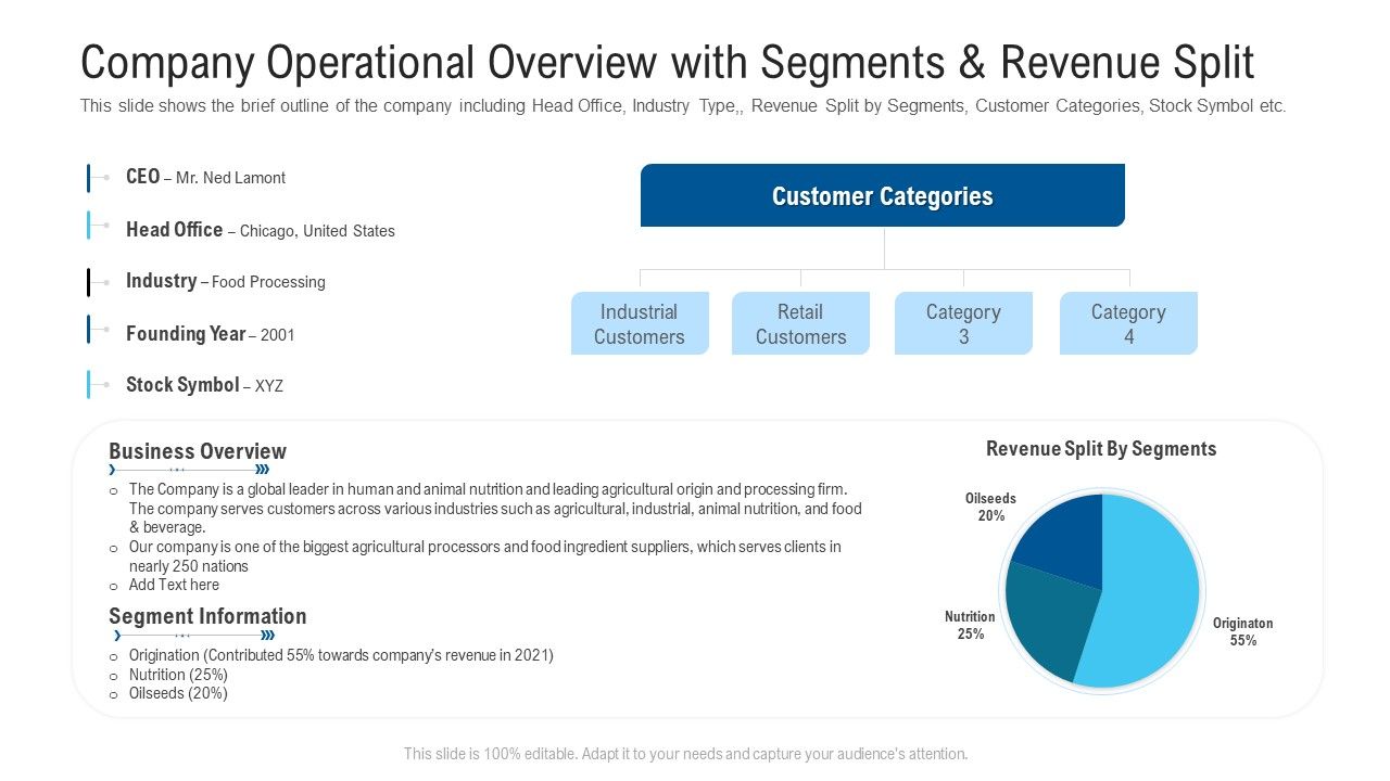 Funding_Deck_Raise_Grant_Funds_Public_Organizations_Company_Operational_Overview_With_Segments_And_Revenue_Split_Icons_PDF_Slide_1.jpg