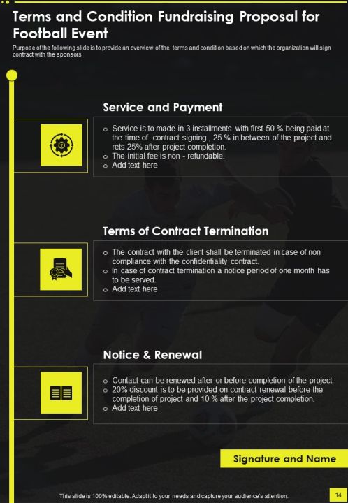 Fundraising Proposal For Football Event Example Document Report Doc Pdf Ppt Slide14