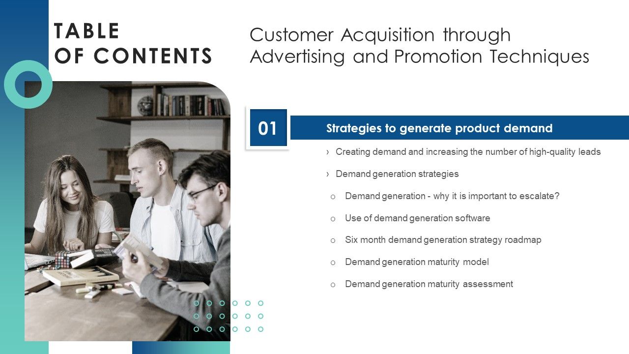 G11_Table_Of_Contents_Customer_Acquisition_Through_Advertising_And_Promotion_Techniques_Icons_PDF_Slide_1.jpg