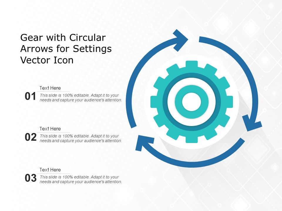 Gear_With_Circular_Arrows_For_Settings_Vector_Icon_Ppt_PowerPoint_Presentation_File_Clipart_PDF_Slide_1.jpg
