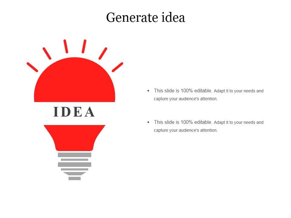 Generate Idea Ppt Powerpoint Presentation Summary Diagrams Generate Idea Ppt Powerpoint Presentation Summary Diagrams