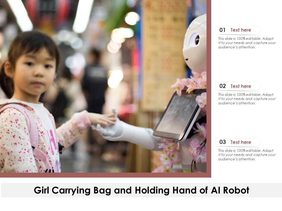 Girl_Carrying_Bag_And_Holding_Hand_Of_Ai_Robot_Ppt_PowerPoint_Presentation_Model_Icon_PDF_Slide_1.jpg