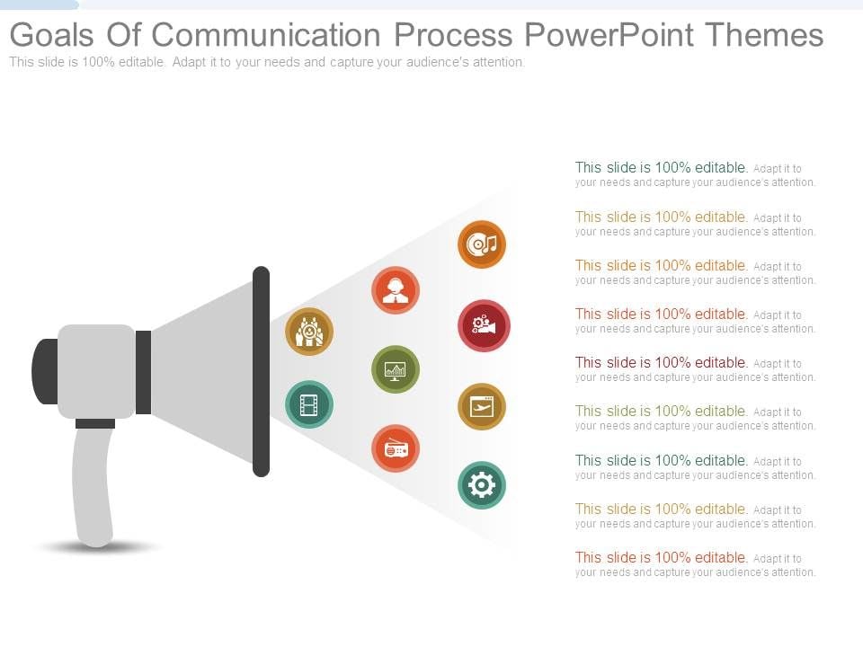 Goals of communication process powerpoint themes