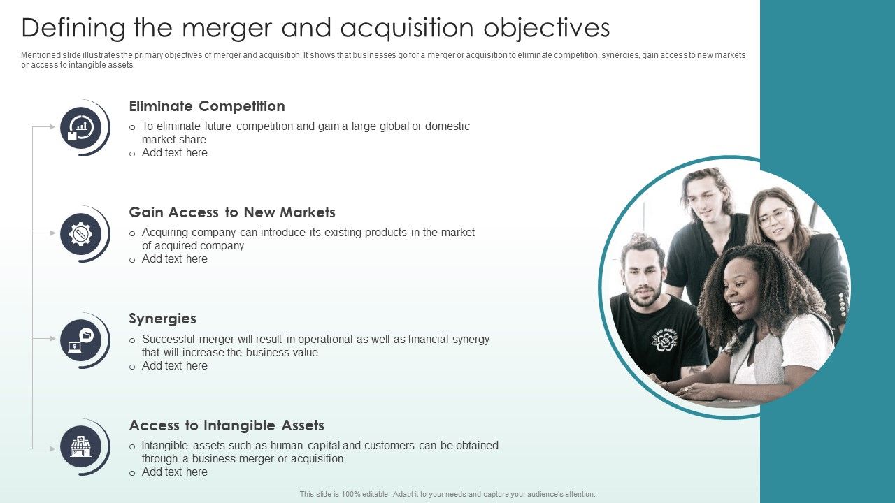 Guide_To_Mergers_And_Acquisitions_Defining_The_Merger_And_Acquisition_Objectives_Icons_PDF_Slide_1.jpg