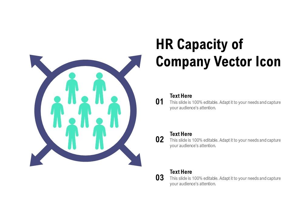 HR Capacity Of Company Vector Icon Ppt PowerPoint Presentation Ideas Layout Ideas Slide01