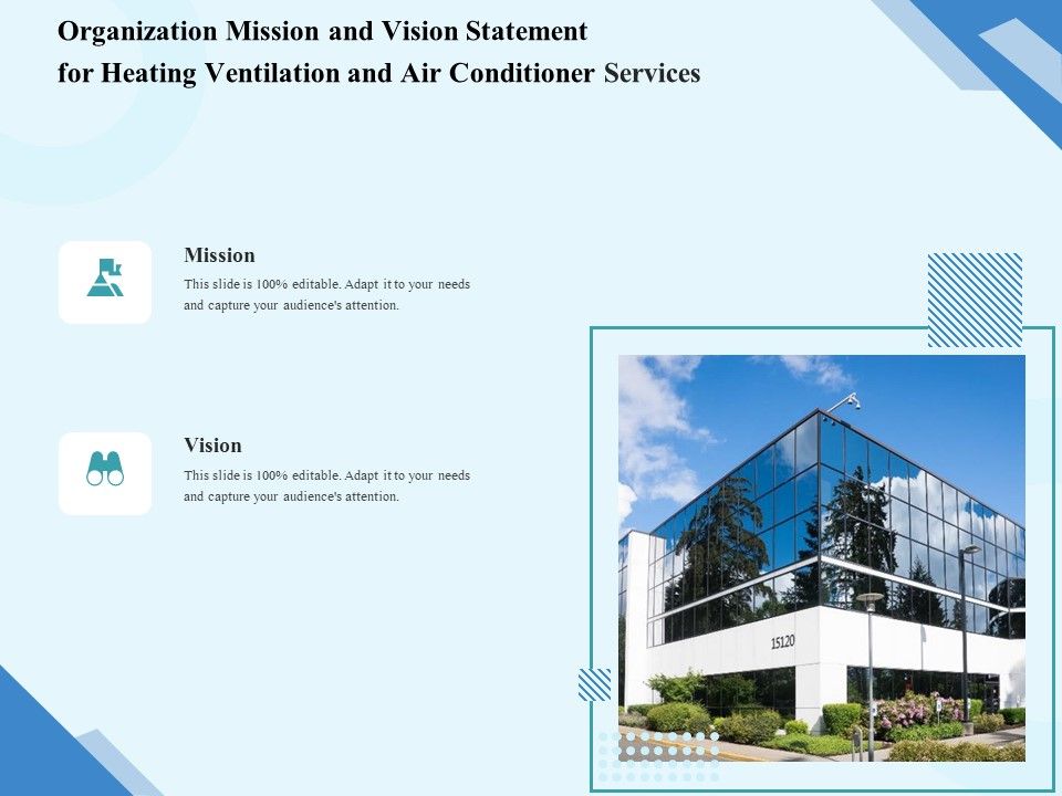 HVAC Organization Mission And Vision Statement For Heating Ventilation
