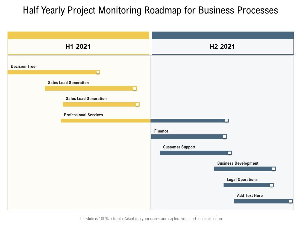 Half_Yearly_Project_Monitoring_Roadmap_For_Business_Processes_Icons_Slide_1.jpg