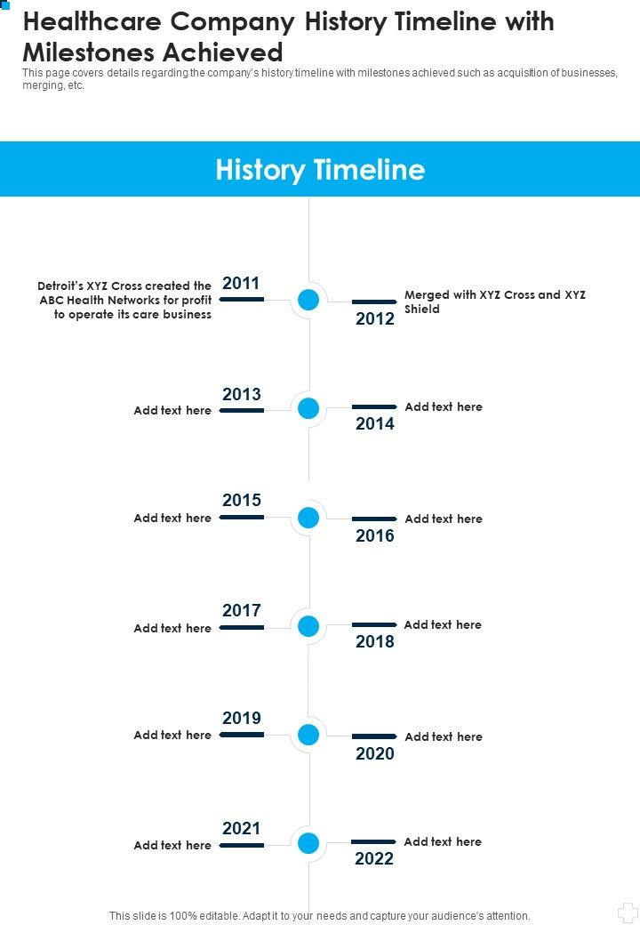Healthcare_Company_History_Timeline_With_Milestones_Achieved_One_Pager_Documents_Slide_1.jpg
