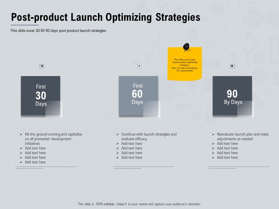 Healthcare_Merchandising_Post_Product_Launch_Optimizing_Strategies_Ppt_Icon_Guidelines_PDF_Slide_1.jpg