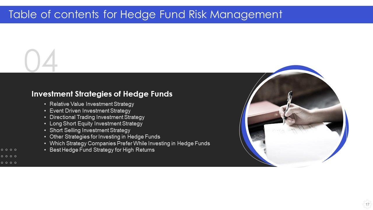 Hedge Fund Risk Management Ppt PowerPoint Presentation Complete With Slides Slide17