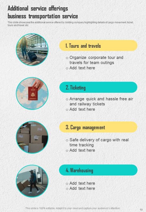 Hiring Proposal For Business Transportation Service Example Document Report Doc Pdf Ppt Slide10