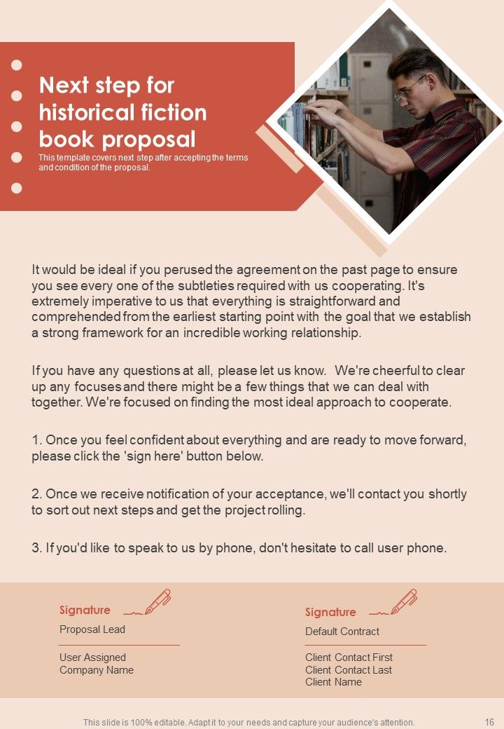 Historical Fiction Book Proposal Example Document Report Doc Pdf Ppt Slide16