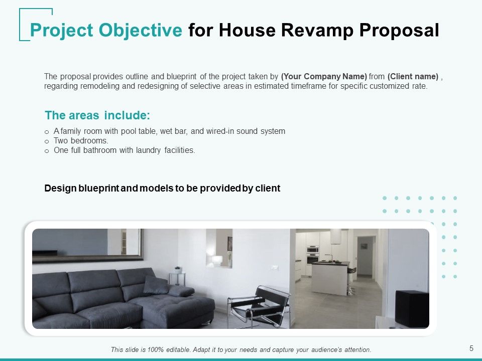 Home Remodeling Proposal Ppt PowerPoint Presentation Complete Deck With Slides Slide05